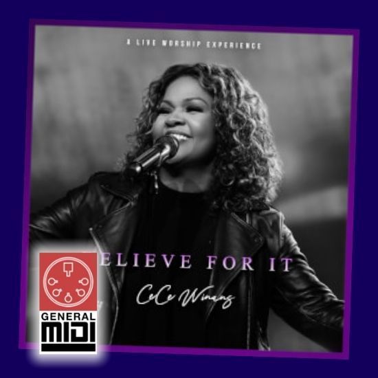 midi del tema BELIEVE FOR IT con Cece Winans un éxito mundial (con linea melodica)