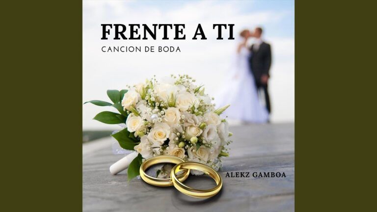 FRENTE A TI , canción de boda. ideal para quien busca temas para cantar en su boda, un regalo