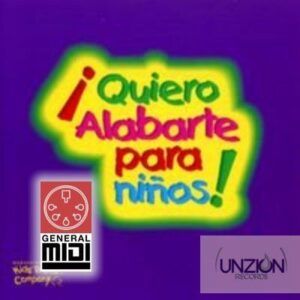 PAQ QUIERO ALABARTE - KIDS - contiene 10 midis completos de la produccion para niños