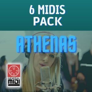 PACK de 6 midis catolicos de ATHENAS la mejor cantante