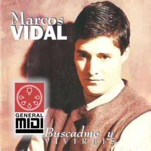 PAQUETE de 10 midis del album BUSCADME Y VIVIREIS de Marcos Vidal